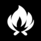 Pictogram No 18: Fires Permitted (Permitido fuego). Argentina Sealtica Turstica Nacional 2006, by Cnovas Eduardo