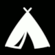 Naturparke Niedersterreich, Pictogram: Camping