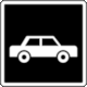 Parks Canada Pictogram No 6-1-009 - Cars