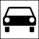 Pictogram from Traffic Signs with Element Motor Car (Kraftwagen)