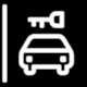 Cologne/Bonn Airport (CGN) Terminal Guide (Flughafen Kln Bonn Terminal-Wegweiser): Pictogram Car Rental (Mietwagen)