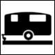 Swedish Traffic Sign: Caravan Site