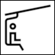 SBB digital applications, Icon: Chairlift (Small, 24 x 24)