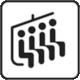 Crans Montana Piste Map: Pictogram Chairlift (T�l�si�ge, Sesselbahn, Seggiovia)