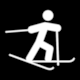 Pictogram Cross-country Skiing from Crans Montana Map