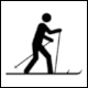 Pictogram Cross-country Skiing Track