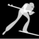 Olympic Winter Games 2006 in Turin: Pictogram Cross-country Skiing by Iconologic