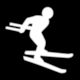 Andermatt Sedrun Piste Ski Map: Pictogram Pictogram Cross-country Skiing Skating (Langlauf skating, sci di fondo skating)