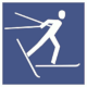 Pictogram Cross-country trail for free technique / skating (from Wilder Kaiser)