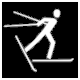 Pictogram Cross-country trail for free technique / skating (from Wilder Kaiser)