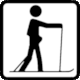 Pictogram Cross-country Skiing Track