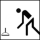 Otl Aicher Pictogram No 699: Indoor Ball Shooting