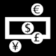 Pictogram No 8: Currency Exchange (Cambio). Argentina Sealtica Turstica Nacional 2006, by Cnovas Eduardo