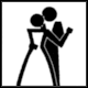 Pictogram Dancing (Piktogramm Tanzen, Tanzsaal, Tanzlokal) found in: NHW-Sammlung