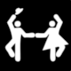 Pictogram EF003 Dancing or Ball (Danzas y Bailes) from Bolivia