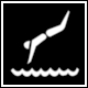 Pictogram No IS,3: Diving (Australia, National Aquatic and Recreational Signage Style Manual)