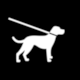 Parcs Nationaux de France, 2014, Pictogram No 111: Dogs on Leash (Chien en laisse)