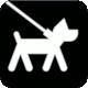 �BB (Austrian Railways) Pictogram Dogs on Leash (Hunde sind an der Leine zu f�hren)