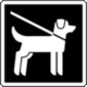 Parks Canada Pictogram 6-1-067: Dogs on Leash