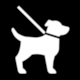 Naturparke Nieder�sterreich, Pictogram: Dogs Permitted on Leash (Hunde erlaubt, Leinenpflicht)