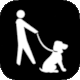 Modley & Myers page 87, Old NPS Pictogram: Pets on Leash