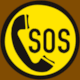 Detail from South African Road Sign GF 11: SOS-Service Spacing