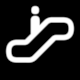 San Francisco International Airport (SFO), Pictogram: Escalator