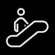 Pictogram Escalator (Rolltreppe) by Moniteurs for �STRA Hannoversche Verkehrsbetriebe