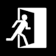 Pictogram Emergency Exit (Collins)