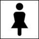 Map Symbol: Public Toilets, Female from Mount Buller Piste Map North (Australia, 2019)