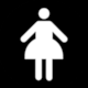 Takahashi page 10, Silverstone 2001, Map Symbol No 3: Toilet for Women. Design: Peter Grundy (Grundy & Northedge)