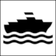 German Traffic Sign: Port, Ferry