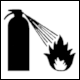 Industrial Safety Symbol (Fire Safety No 301-2): Fire Extinguisher