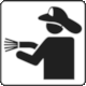 Italian Traffic Sign No 112: Fire Brigade (Vigili del fuoco)