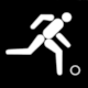 Abdullah & H�bner page 77, Summer Olympics Los Angeles 1984: Pictogram Football