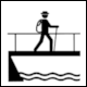 Austrian Standards Testdesign: Pictogram Footbridge