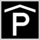 Road Sign No E-49: Parking Garage (Hungary)