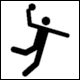 Pictogram Handball used by City of Vienna