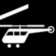 Pictogram No 61: Heliport (Helipuerto). Argentina Sealtica Turstica Nacional 2006, by Cnovas Eduardo