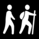 Naturparke Niedersterreich, Pictogram: Guided Hike/Walk (Gefhrte Wanderung)