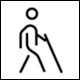 �le-de-France mobilit�s Pictogram No 0040014: Hiking (Randonn�e)