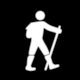 Parcs Nationaux de France, 2014, Pictogram No 160: Hiking (Randonne)