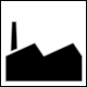 Road Sign Symbol: Industrial Area from Iceland