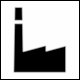 Traffic Sign Symbol No 10510: Industrial Area (Slovenia 2015)