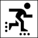 Pictogramas Universales de Madrid, Pictogram Inline Skating designed by Avanti, Barcelona 