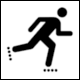 Pictogram Inline Skating (BfS Vienna)