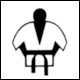 Modley & Myers page 112, Swedish Standard Recreation Symbols (SSRS): Pictogram Judo