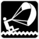 Pictogram No Picto-116: Kiteboarding (Surf cerf-volant) from Qubec