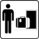 Pictogram No Z-RA001: Left Luggage (Przechowalnia bagażu from alleBHP.pl)