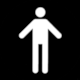 Takahashi page 10, Silverstone 2001, Pictogram No 2: Toilet for Men. Design: Peter Grundy (Grundy & Northedge)